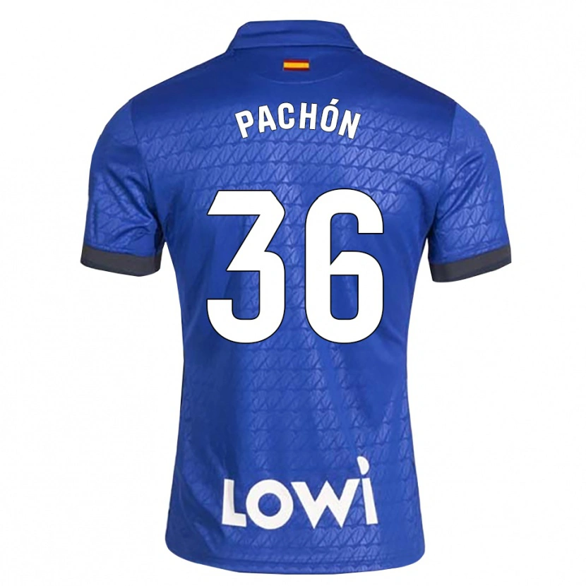 Danxen Mulher Camisola Marcos Pachón #36 Azul Branco Preto Principal 2026/27 Camisa Brasil