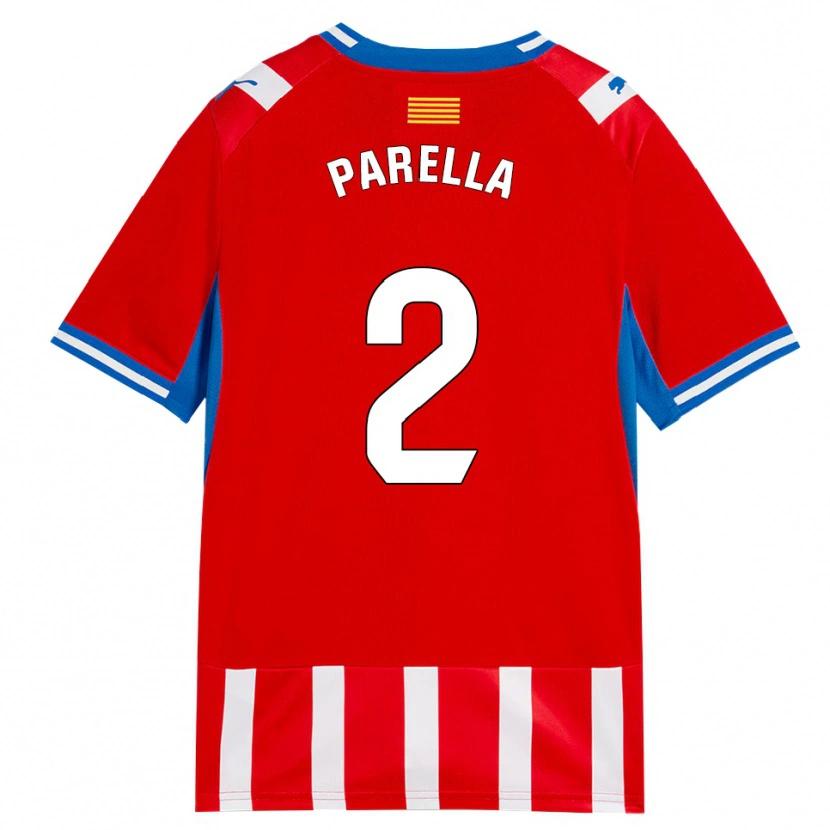 Danxen Mulher Camisola Virginia Parella #2 Vermelho Branco Azul Céu Principal 2026/27 Camisa Brasil