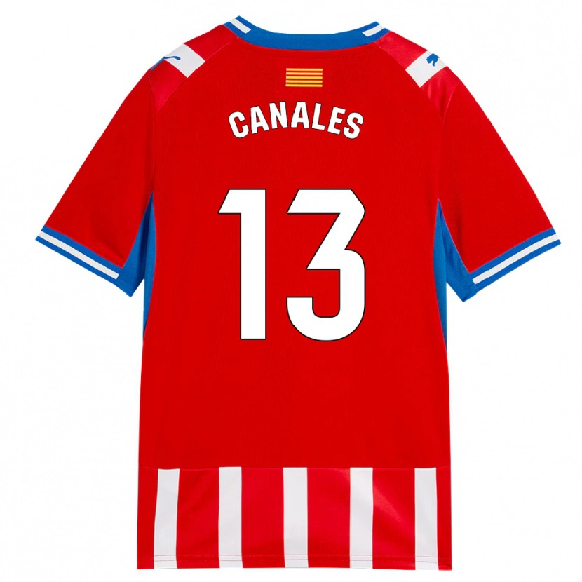Danxen Mulher Camisola Juanvi Canales #13 Vermelho Branco Azul Céu Principal 2026/27 Camisa Brasil