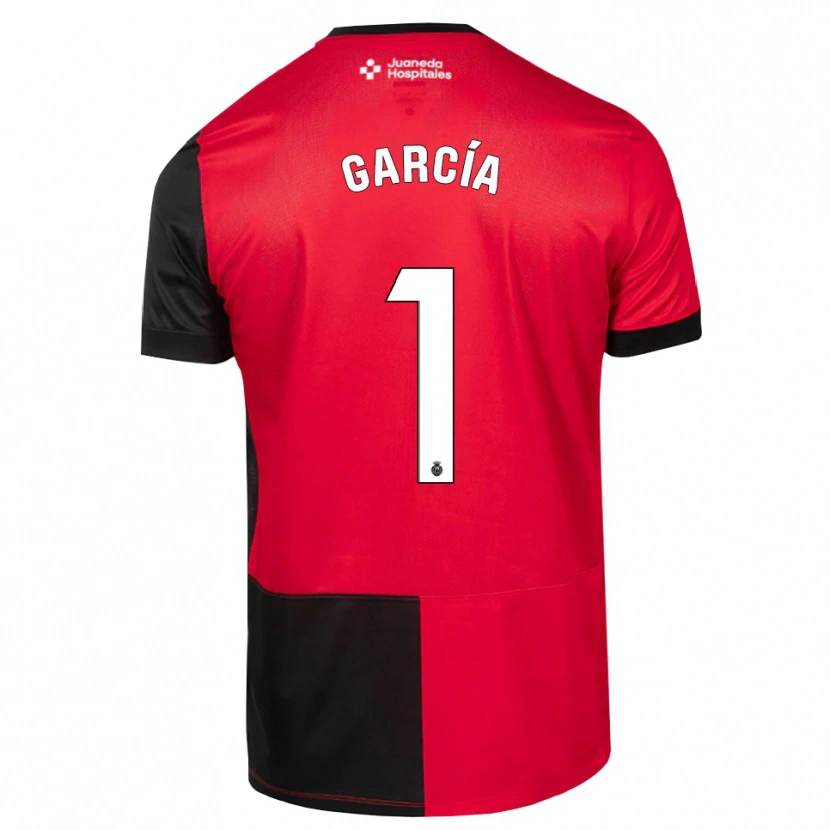 Danxen Mulher Camisola Pere García #1 Preto Vermelho Branco Principal 2026/27 Camisa Brasil