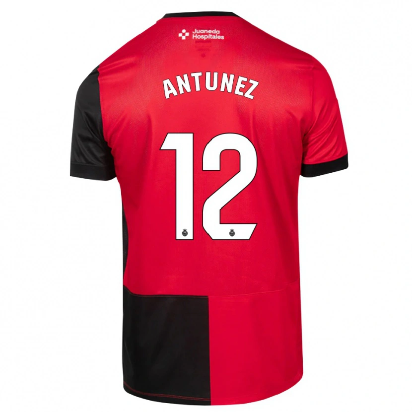 Danxen Mulher Camisola Yahir Antúnez #12 Preto Vermelho Branco Principal 2026/27 Camisa Brasil