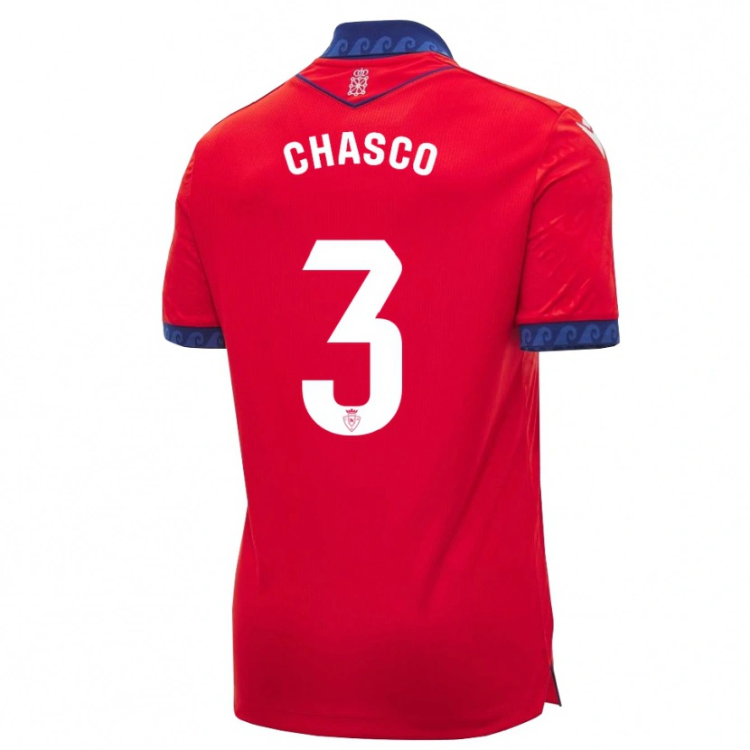 Danxen Mulher Camisola Raúl Chasco #3 Vermelho Azul Marinho Branco Principal 2026/27 Camisa Brasil