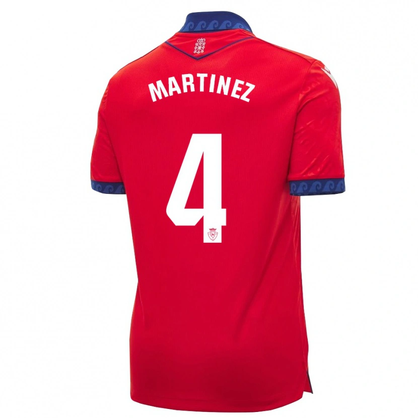 Danxen Mulher Camisola Vera Martínez Viota #4 Vermelho Azul Marinho Branco Principal 2026/27 Camisa Brasil