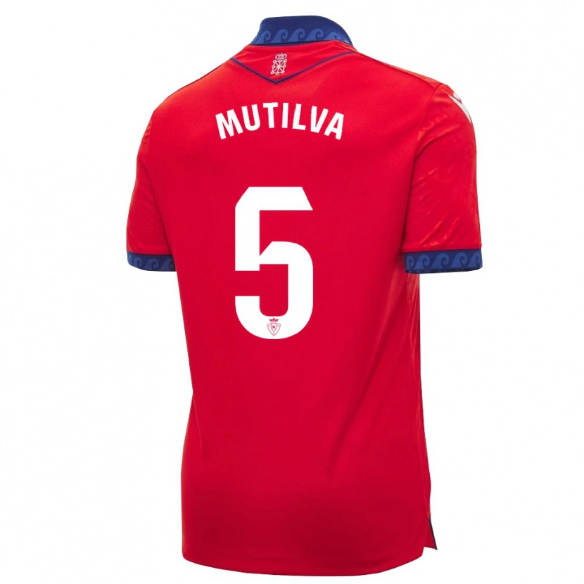 Danxen Mulher Camisola Christian Mutilva #5 Vermelho Azul Marinho Branco Principal 2026/27 Camisa Brasil