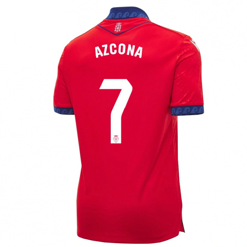 Danxen Mulher Camisola Rubén Azcona #7 Vermelho Azul Marinho Branco Principal 2026/27 Camisa Brasil