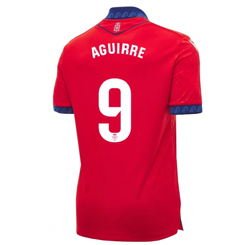 Danxen Mulher Camisola Jorge Aguirre #9 Vermelho Azul Marinho Branco Principal 2026/27 Camisa Brasil