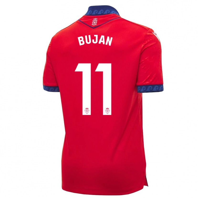 Danxen Mulher Camisola Unai Buján #11 Vermelho Azul Marinho Branco Principal 2026/27 Camisa Brasil