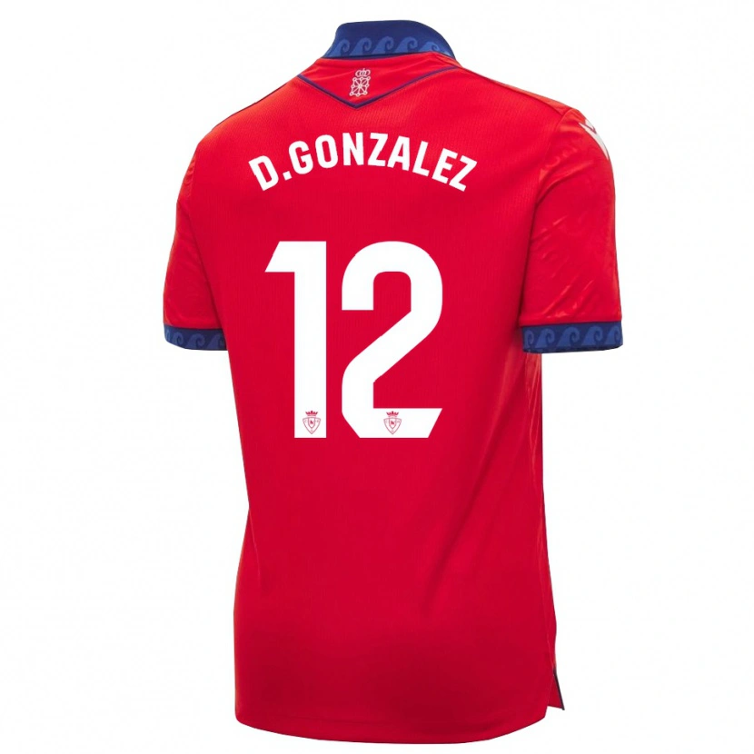 Danxen Mulher Camisola Dani González #12 Vermelho Azul Marinho Branco Principal 2026/27 Camisa Brasil