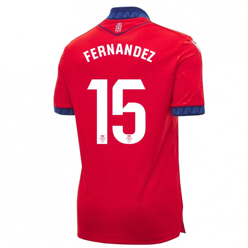 Danxen Mulher Camisola Leyre Fernández Sánchez #15 Vermelho Azul Marinho Branco Principal 2026/27 Camisa Brasil