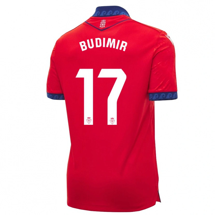 Danxen Mulher Camisola Ante Budimir #17 Vermelho Azul Marinho Branco Principal 2026/27 Camisa Brasil