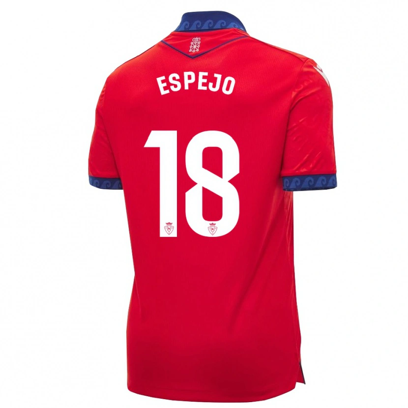 Danxen Mulher Camisola Diego Espejo #18 Vermelho Azul Marinho Branco Principal 2026/27 Camisa Brasil