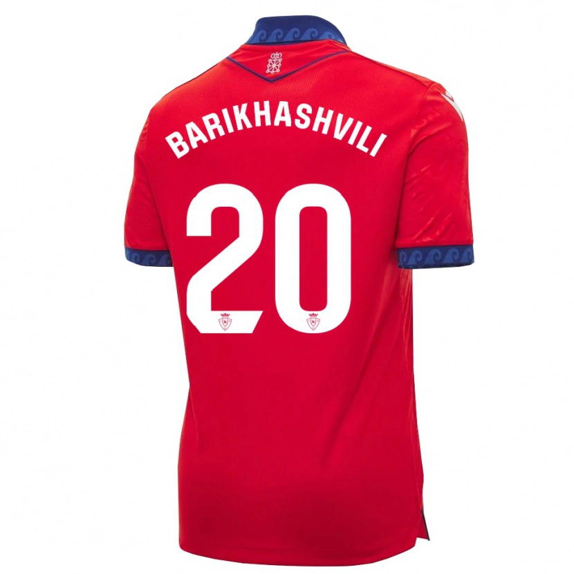 Danxen Mulher Camisola Nika Barikhashvili #20 Vermelho Azul Marinho Branco Principal 2026/27 Camisa Brasil