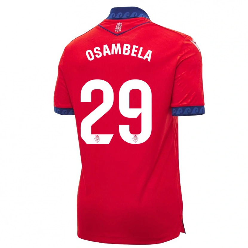 Danxen Mulher Camisola Asier Osambela #29 Vermelho Azul Marinho Branco Principal 2026/27 Camisa Brasil