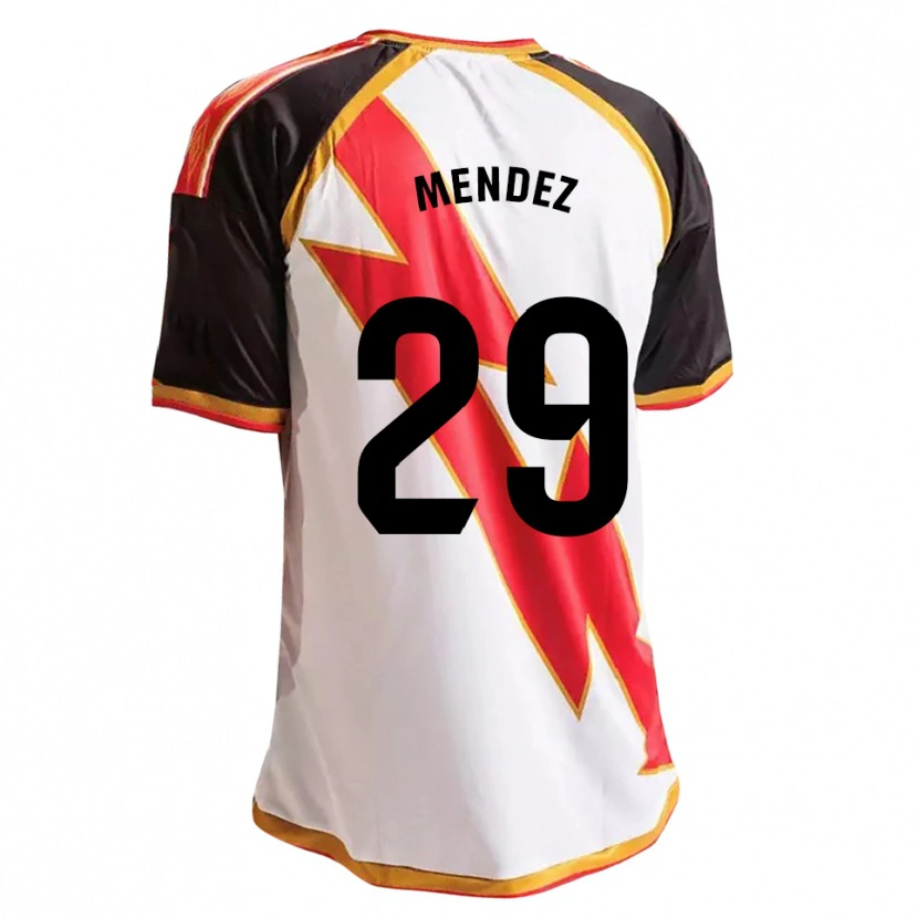 Danxen Mulher Camisola Diego Méndez #29 Preto Vermelho Branco Dourado Principal 2026/27 Camisa Brasil