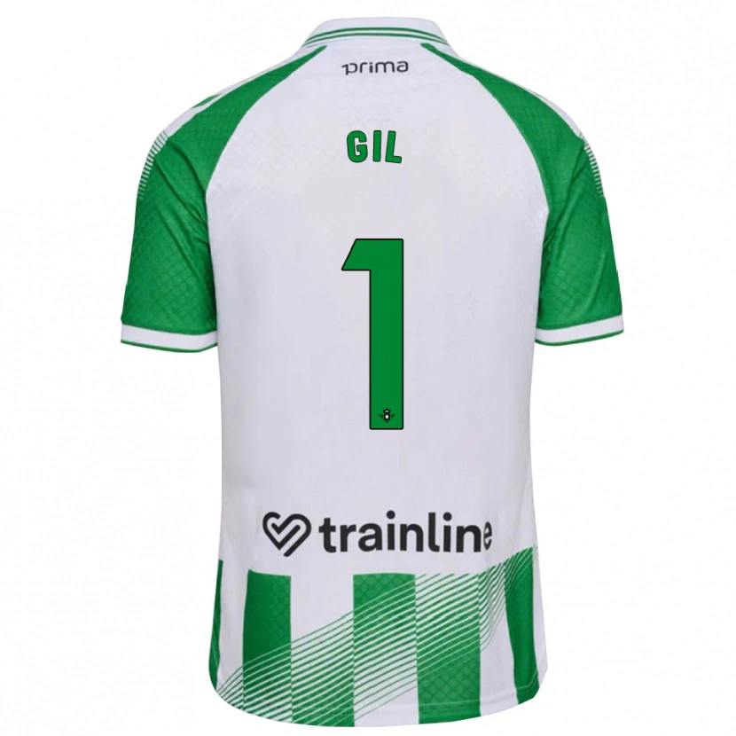 Danxen Mulher Camisola Noelia Gil #1 Verde Claro Preto Branco Principal 2026/27 Camisa Brasil