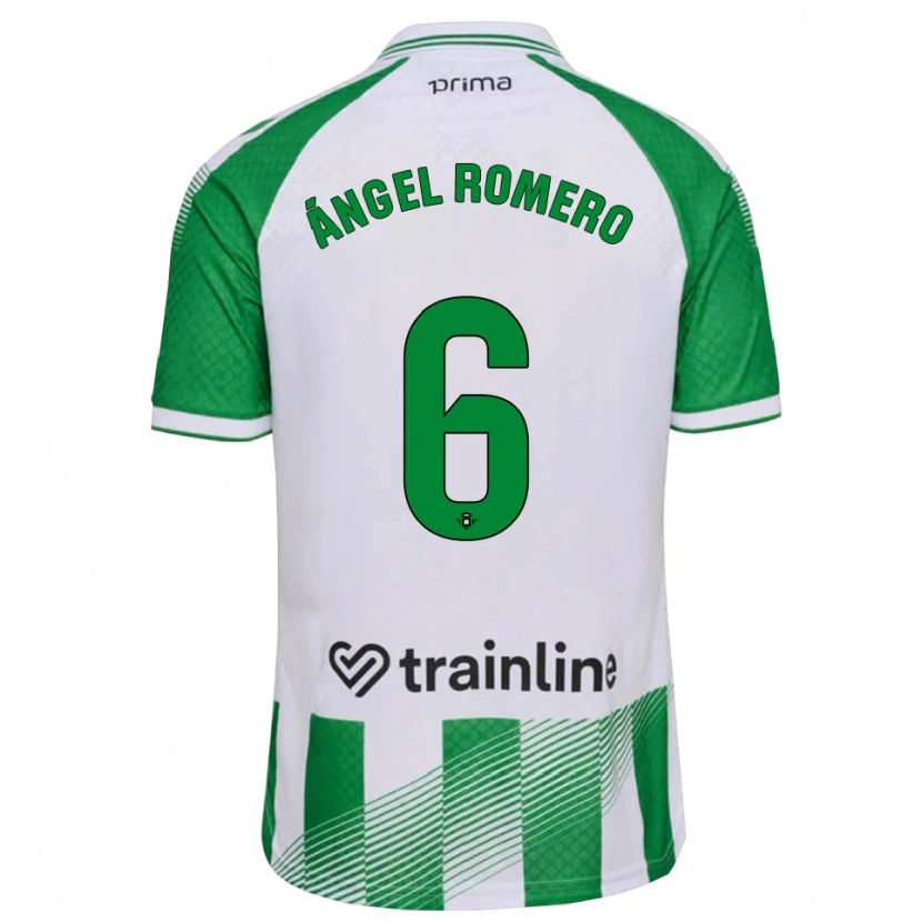 Danxen Mulher Camisola Miguel Romero #6 Verde Claro Preto Branco Principal 2026/27 Camisa Brasil