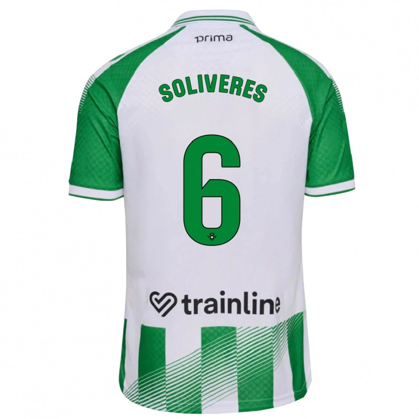 Danxen Mulher Camisola Gema Soliveres #6 Verde Claro Preto Branco Principal 2026/27 Camisa Brasil