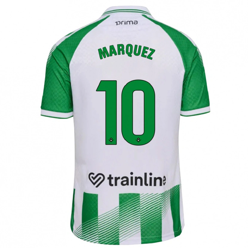 Danxen Mulher Camisola Rosa Márquez #10 Verde Claro Preto Branco Principal 2026/27 Camisa Brasil