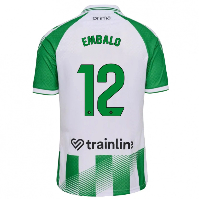 Danxen Mulher Camisola Fabián Embalo #12 Verde Claro Preto Branco Principal 2026/27 Camisa Brasil