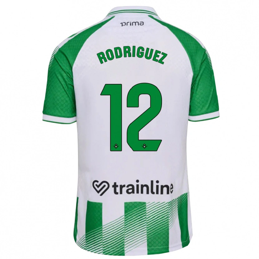 Danxen Mulher Camisola Ricardo Rodríguez #12 Verde Claro Preto Branco Principal 2026/27 Camisa Brasil