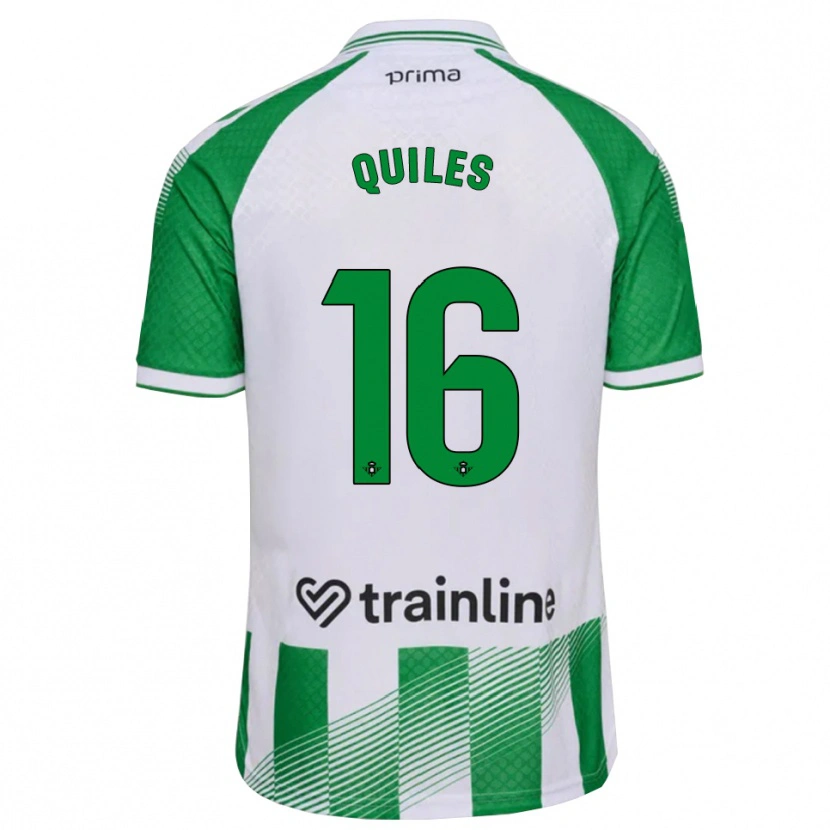 Danxen Mulher Camisola Violeta García Quiles #16 Verde Claro Preto Branco Principal 2026/27 Camisa Brasil
