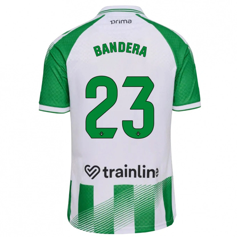 Danxen Mulher Camisola Kenta Bandera #23 Verde Claro Preto Branco Principal 2026/27 Camisa Brasil