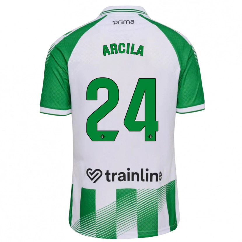 Danxen Mulher Camisola Jhon Arcila #24 Verde Claro Preto Branco Principal 2026/27 Camisa Brasil