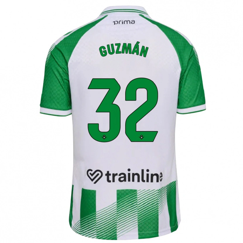 Danxen Mulher Camisola Rafael Guzmán #32 Verde Claro Preto Branco Principal 2026/27 Camisa Brasil
