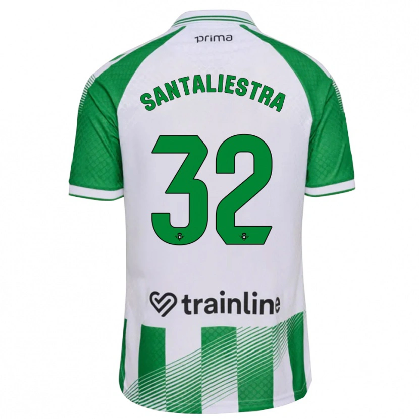 Danxen Mulher Camisola Carla Santaliestra #32 Verde Claro Preto Branco Principal 2026/27 Camisa Brasil