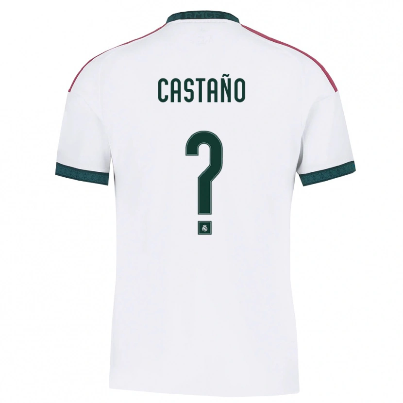 Danxen Mulher Camisola Alejandro Castaño #0 Verde Escuro Branco Vermelho Principal 2026/27 Camisa Brasil