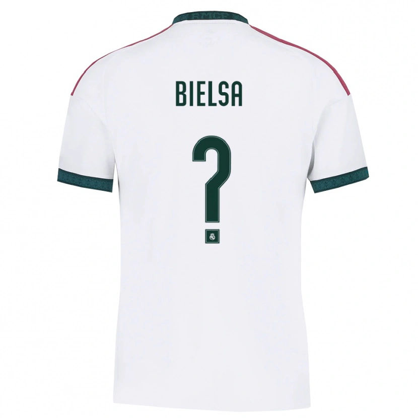 Danxen Mulher Camisola Adrián Bielsa #0 Verde Escuro Branco Vermelho Principal 2026/27 Camisa Brasil