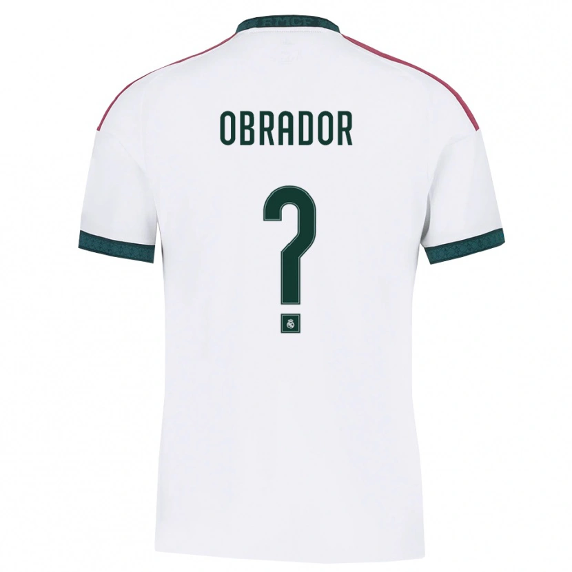 Danxen Mulher Camisola Rafael Obrador #0 Verde Escuro Branco Vermelho Principal 2026/27 Camisa Brasil