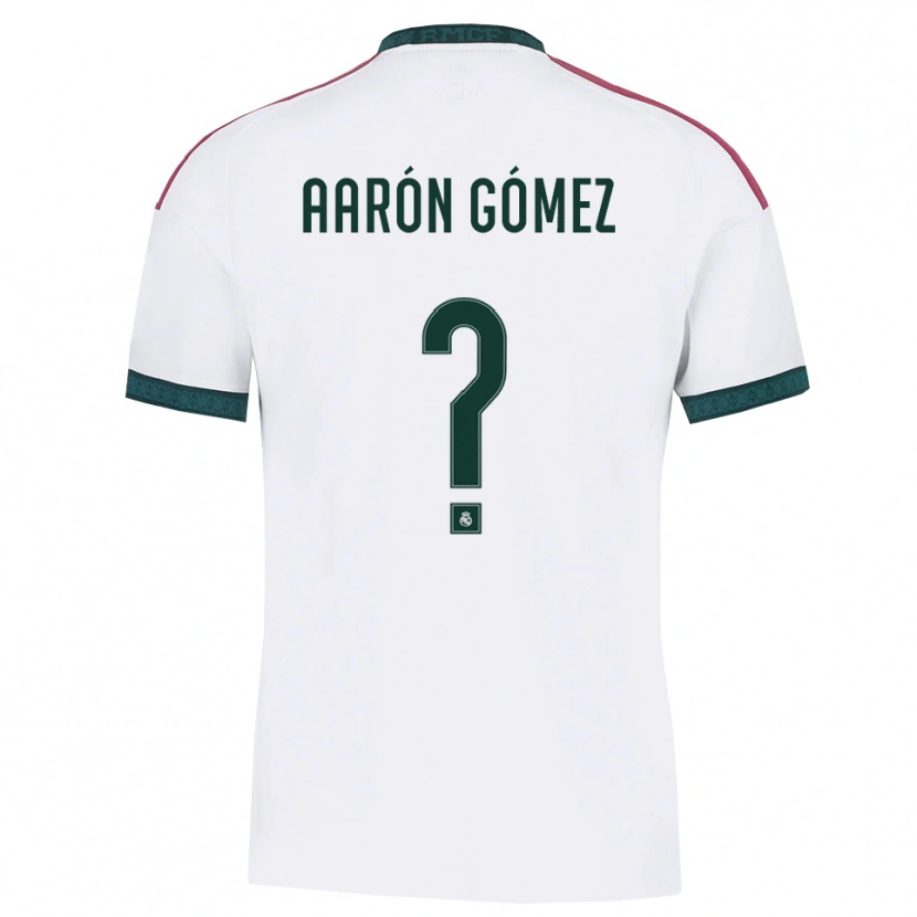 Danxen Mulher Camisola Aarón Gómez #0 Verde Escuro Branco Vermelho Principal 2026/27 Camisa Brasil