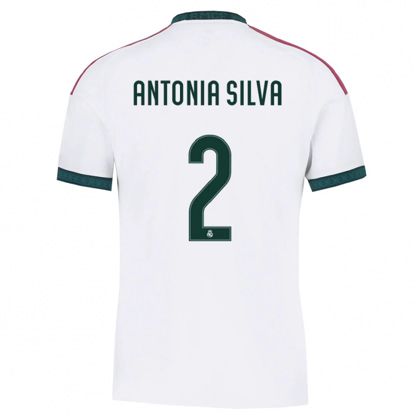 Danxen Mulher Camisola Antônia Silva #2 Verde Escuro Branco Vermelho Principal 2026/27 Camisa Brasil