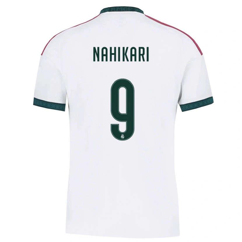 Danxen Mulher Camisola Nahikari Garcia #9 Verde Escuro Branco Vermelho Principal 2026/27 Camisa Brasil