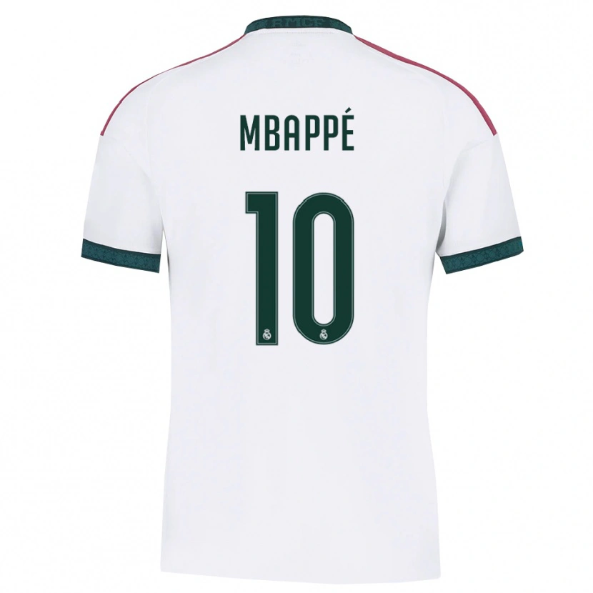 Danxen Mulher Camisola Kylian Mbappé #10 Verde Escuro Branco Vermelho Principal 2026/27 Camisa Brasil