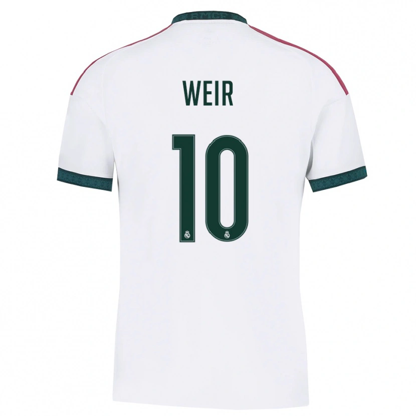 Danxen Mulher Camisola Caroline Weir #10 Verde Escuro Branco Vermelho Principal 2026/27 Camisa Brasil