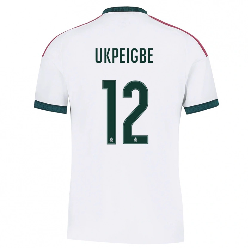 Danxen Mulher Camisola Melvin Ukpeigbe #12 Verde Escuro Branco Vermelho Principal 2026/27 Camisa Brasil