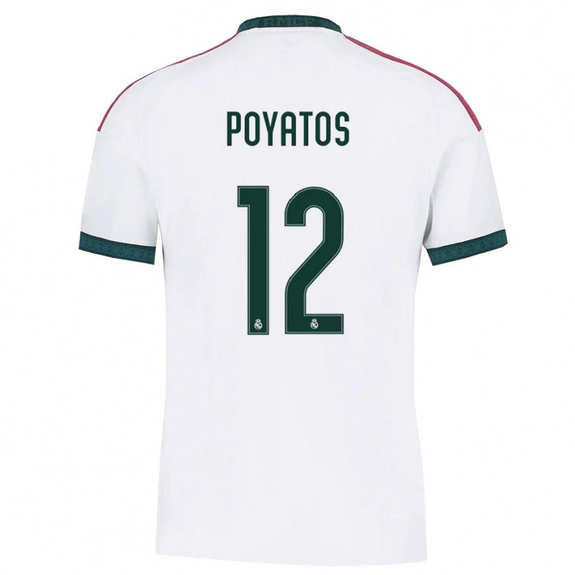 Danxen Mulher Camisola Marco Poyatos #12 Verde Escuro Branco Vermelho Principal 2026/27 Camisa Brasil