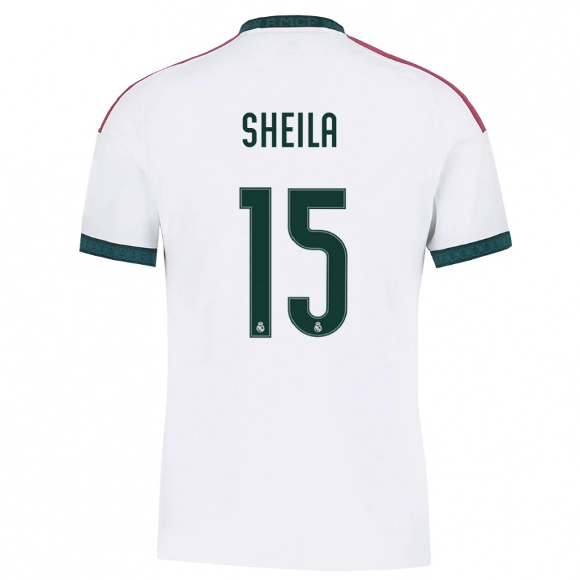 Danxen Mulher Camisola Sheila García #15 Verde Escuro Branco Vermelho Principal 2026/27 Camisa Brasil