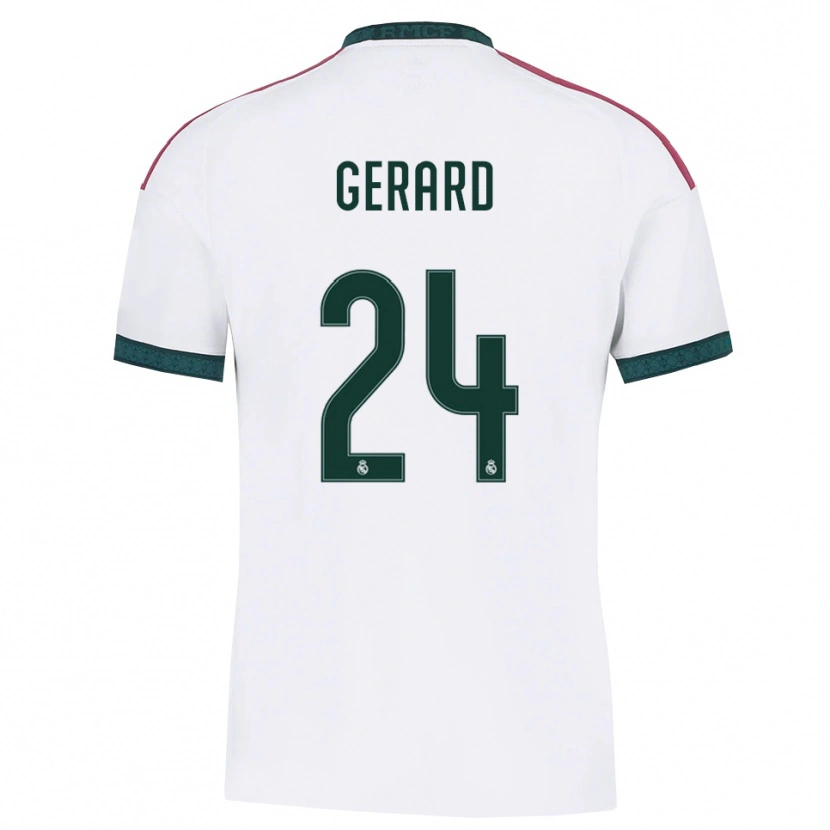 Danxen Mulher Camisola Meline Gerard #24 Verde Escuro Branco Vermelho Principal 2026/27 Camisa Brasil