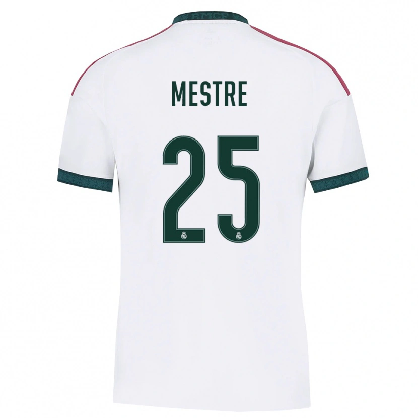 Danxen Mulher Camisola Sergio Mestre #25 Verde Escuro Branco Vermelho Principal 2026/27 Camisa Brasil