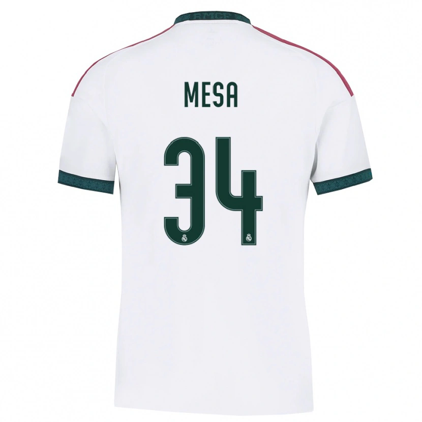 Danxen Mulher Camisola Óscar Mesa #34 Verde Escuro Branco Vermelho Principal 2026/27 Camisa Brasil
