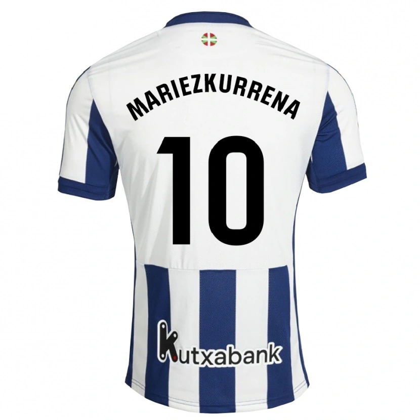 Danxen Mulher Camisola Arkaitz Mariezkurrena #10 Azul Marinho Branco Dourado Principal 2026/27 Camisa Brasil