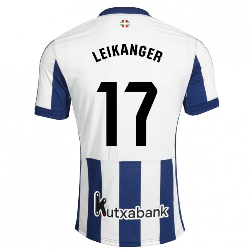 Danxen Mulher Camisola Thomas Leikanger #17 Azul Marinho Branco Dourado Principal 2026/27 Camisa Brasil