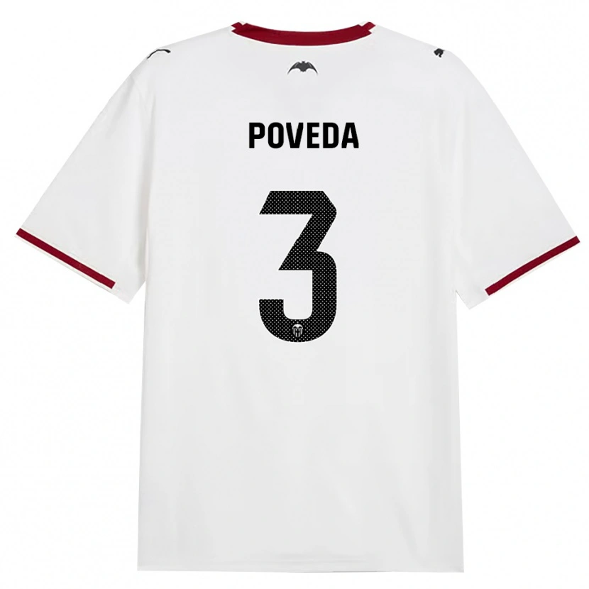 Danxen Mulher Camisola Hugo Poveda #3 Preto Branco Vermelho Amarelo Principal 2026/27 Camisa Brasil