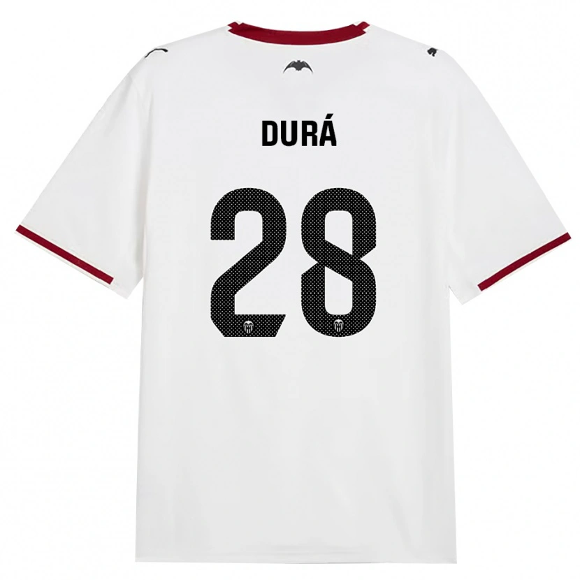 Danxen Mulher Camisola Jaume Durá #28 Preto Branco Vermelho Amarelo Principal 2026/27 Camisa Brasil
