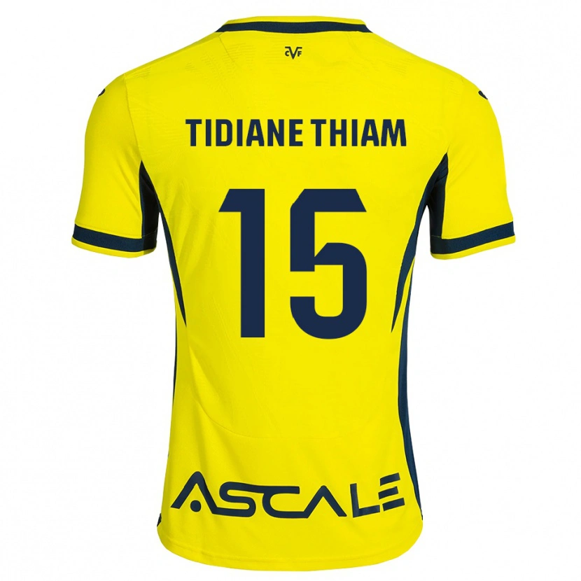 Danxen Mulher Camisola Cheikh Tidiane Thiam #15 Amarelo Preto Vermelho Principal 2026/27 Camisa Brasil