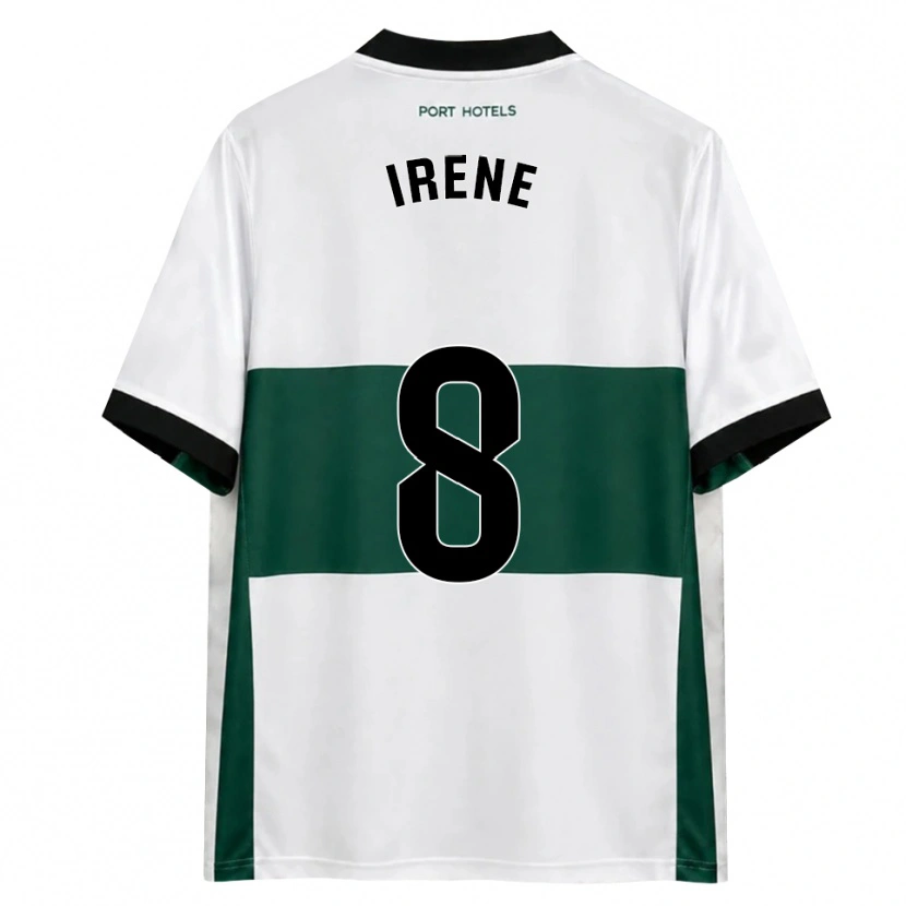 Danxen Mulher Camisola Irene Ñiguez García #8 Verde Branco Vermelho Principal 2026/27 Camisa Brasil