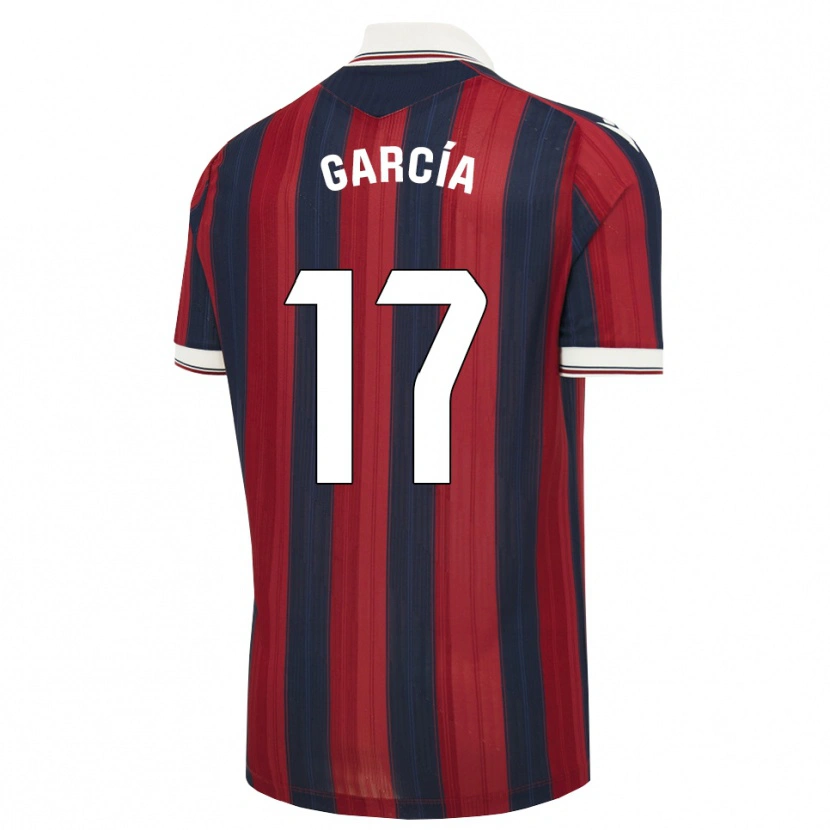 Danxen Mulher Camisola Víctor García #17 Azul Meia-Noite Vermelho Principal 2026/27 Camisa Brasil